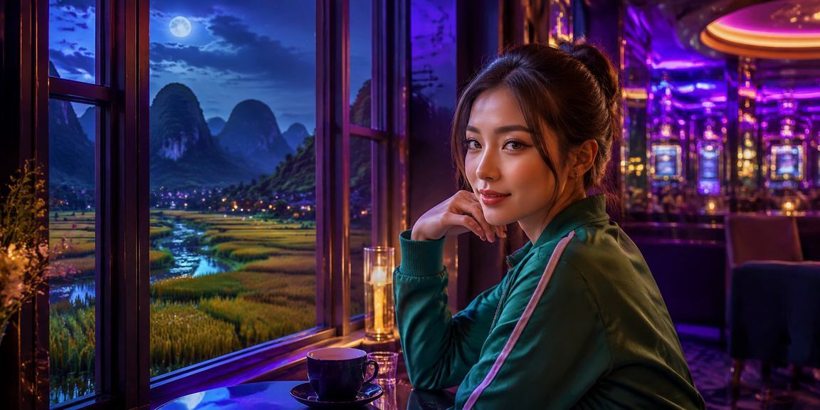 Người dùng tại Ninh Bình truy cập trang khuyến mãi tg88ok7 trên điện thoại bên tách cà phê sáng